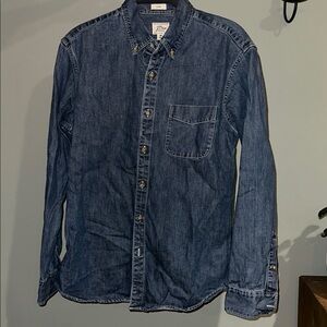 J. Crew Slim Denim Button Down Shirt